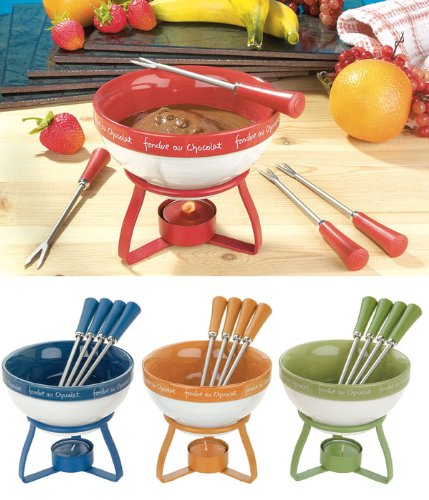 Amazon.com: Joie Dipping Desire Chocolate Fondue Set - Blueberry